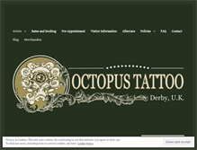 Tablet Screenshot of octopustattooderby.com
